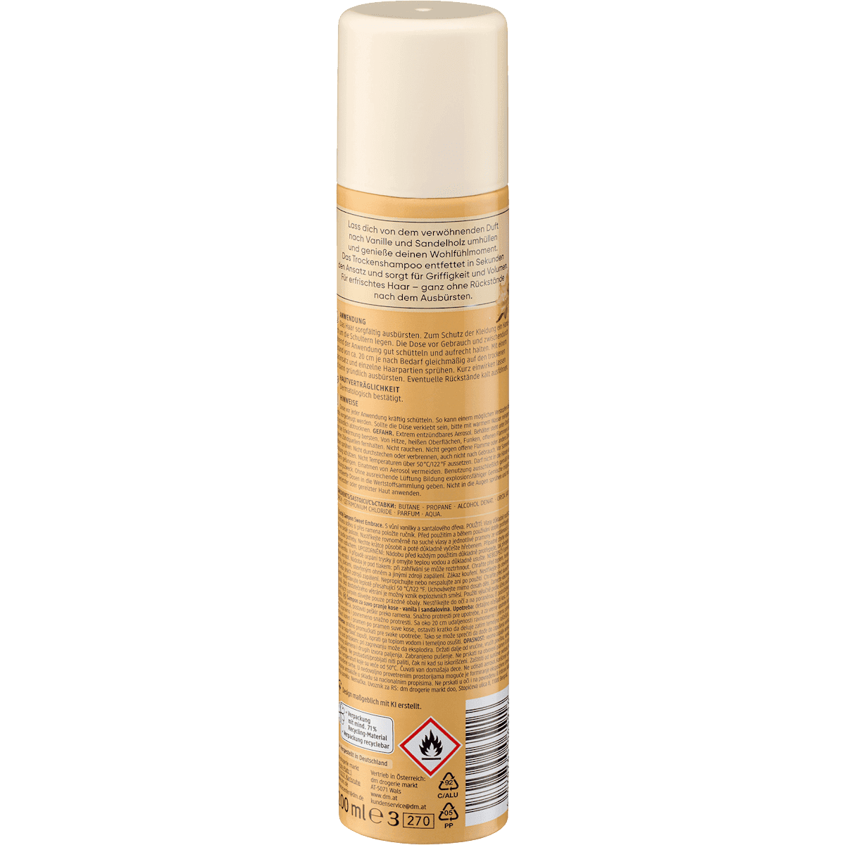 Balea Shampooing sec sweet embrace, 200 ml (Balea Trockenshampoo sweet embrace, 200 ml) — منتج ألماني أصلي في المغرب