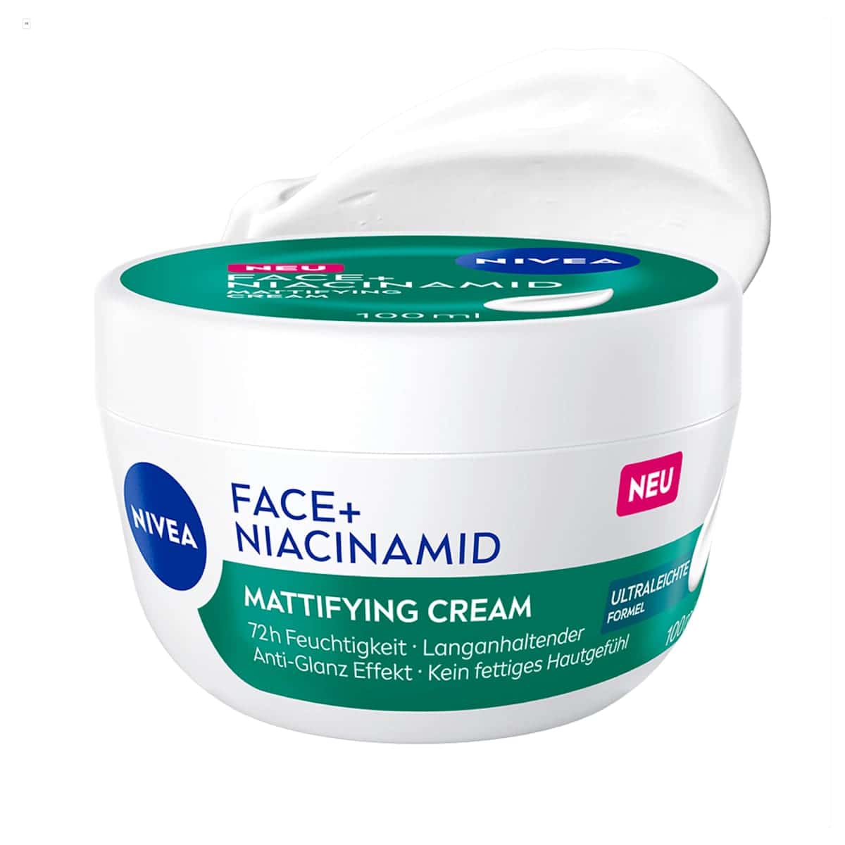 NIVEA crème visage Face+ Niacinamide Mattifying, 100 ml (NIVEA Gesichtscreme Face+ Niacinamid Mattifying, 100 ml) — produit allemand authentique au Maroc