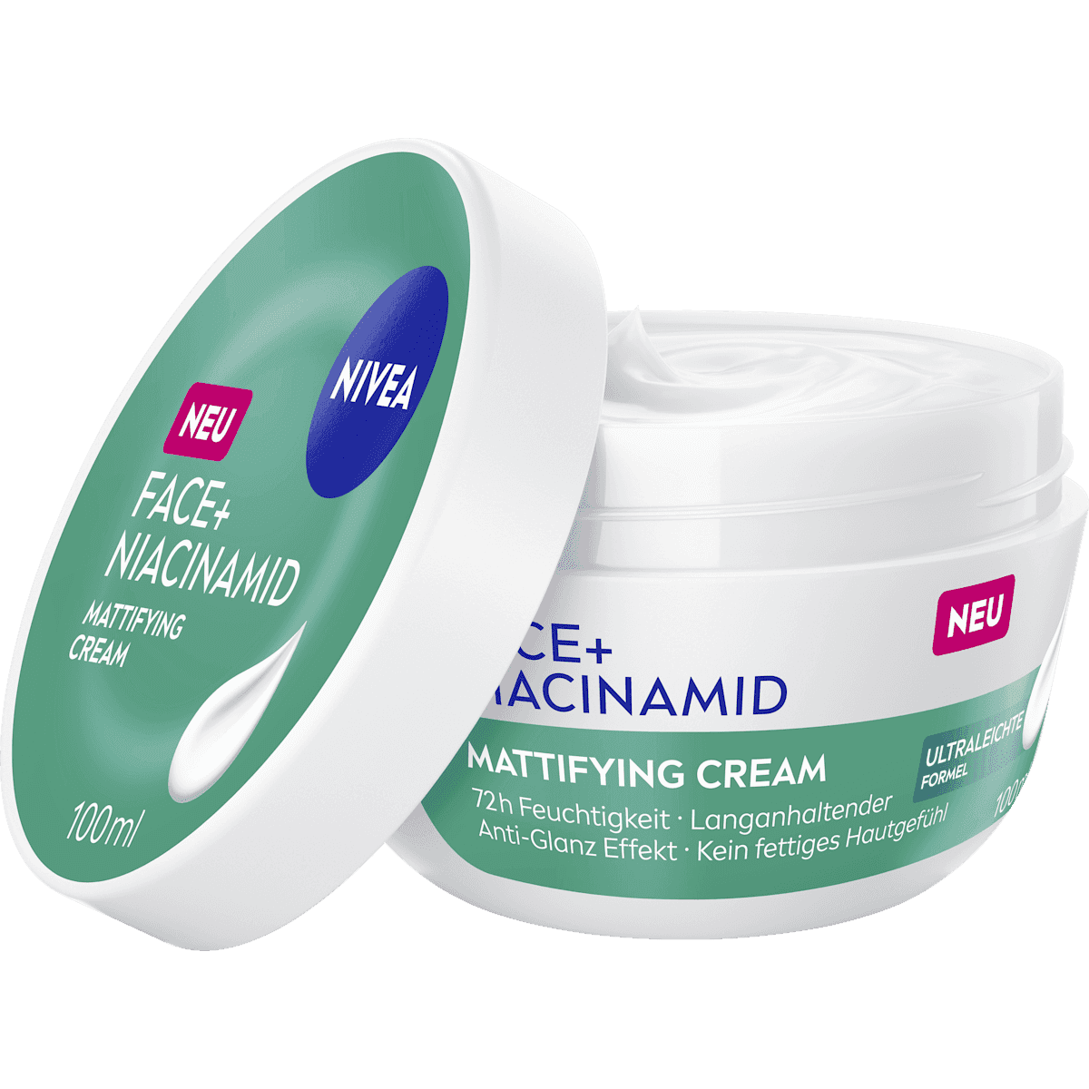 NIVEA crème visage Face+ Niacinamide Mattifying, 100 ml (NIVEA Gesichtscreme Face+ Niacinamid Mattifying, 100 ml) — produit allemand authentique au Maroc