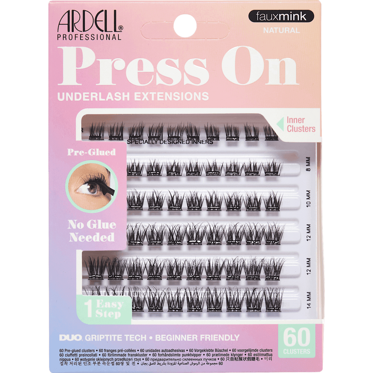 ARDELL Faux cils Press On Fauxmink, 60 pièces — produit allemand authentique au Maroc