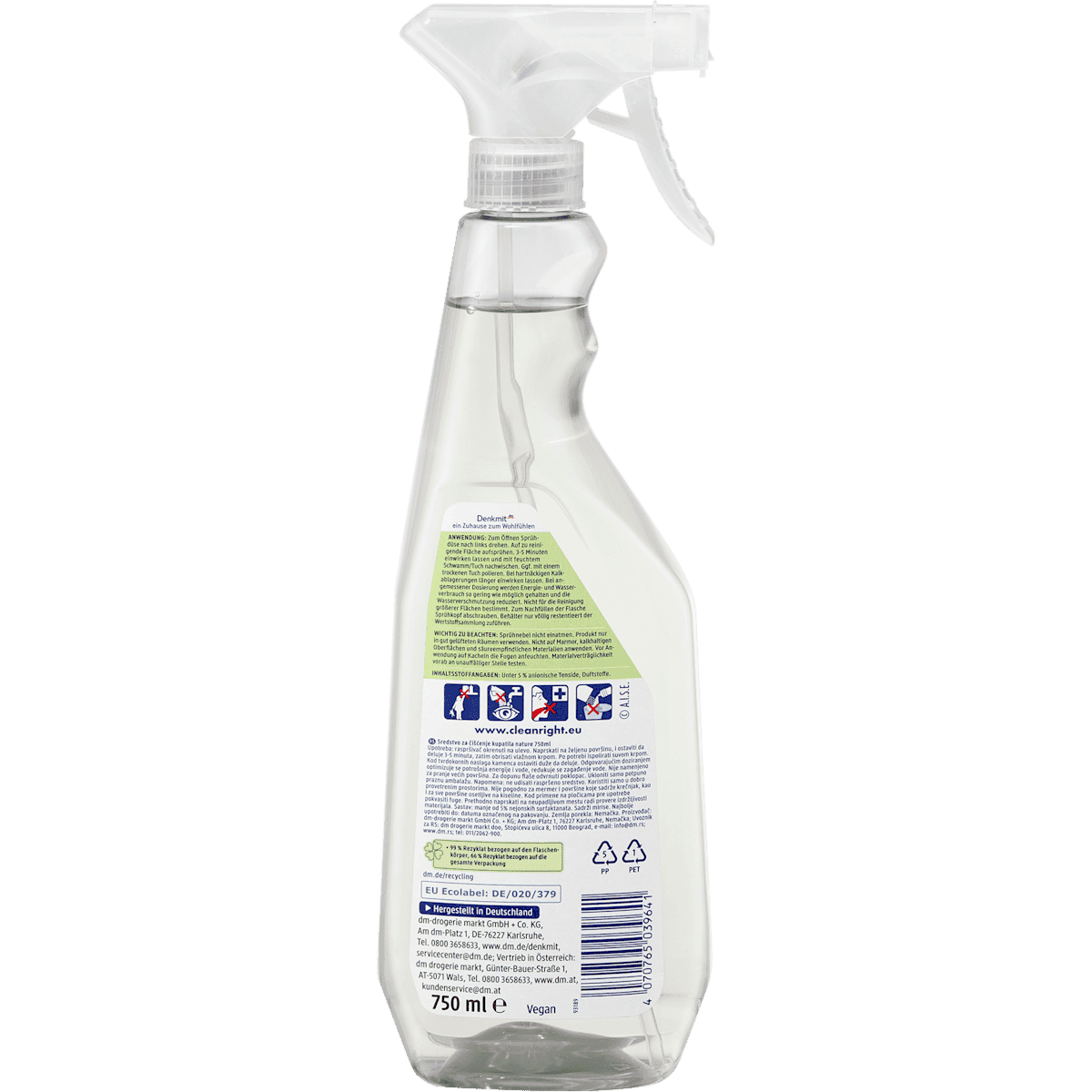 Denkmit Nettoyant salle de bain, 750 ml (Denkmit Badreiniger, 750 ml) — منتج ألماني أصلي في المغرب