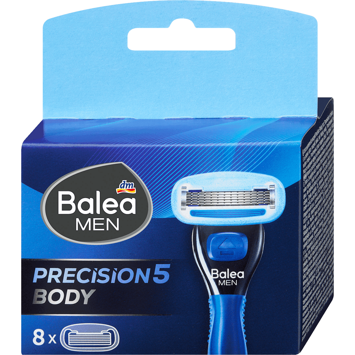 Balea MEN Rasierklingen, precision5 Body, 8 pièces — منتج ألماني أصلي في المغرب