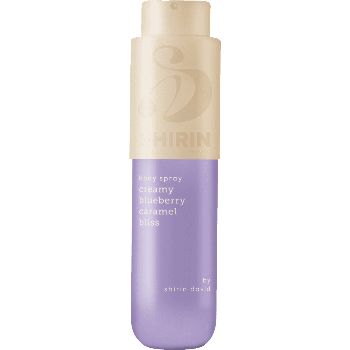 SHIRIN BEAUTY Spray corporel Creamy Blueberry Caramel Bliss, 100 ml (SHIRIN BEAUTY Bodyspray Creamy Blueberry Caramel Bliss, 100 ml) — منتج ألماني أصلي في المغرب