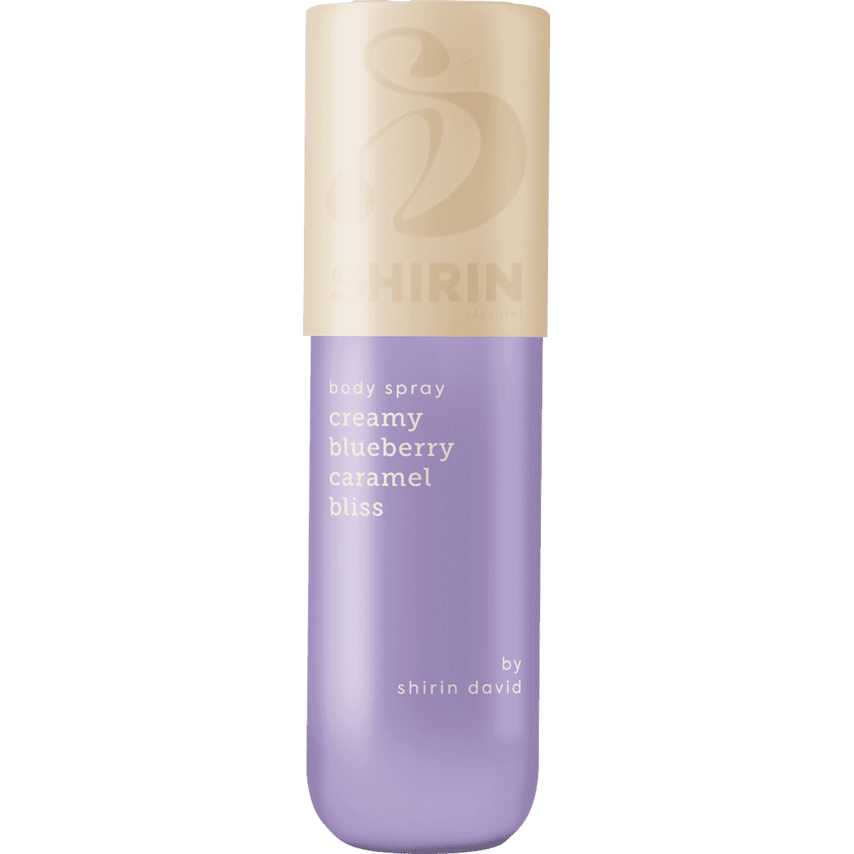 SHIRIN BEAUTY Spray corporel Creamy Blueberry Caramel Bliss, 100 ml (SHIRIN BEAUTY Bodyspray Creamy Blueberry Caramel Bliss, 100 ml) — منتج ألماني أصلي في المغرب