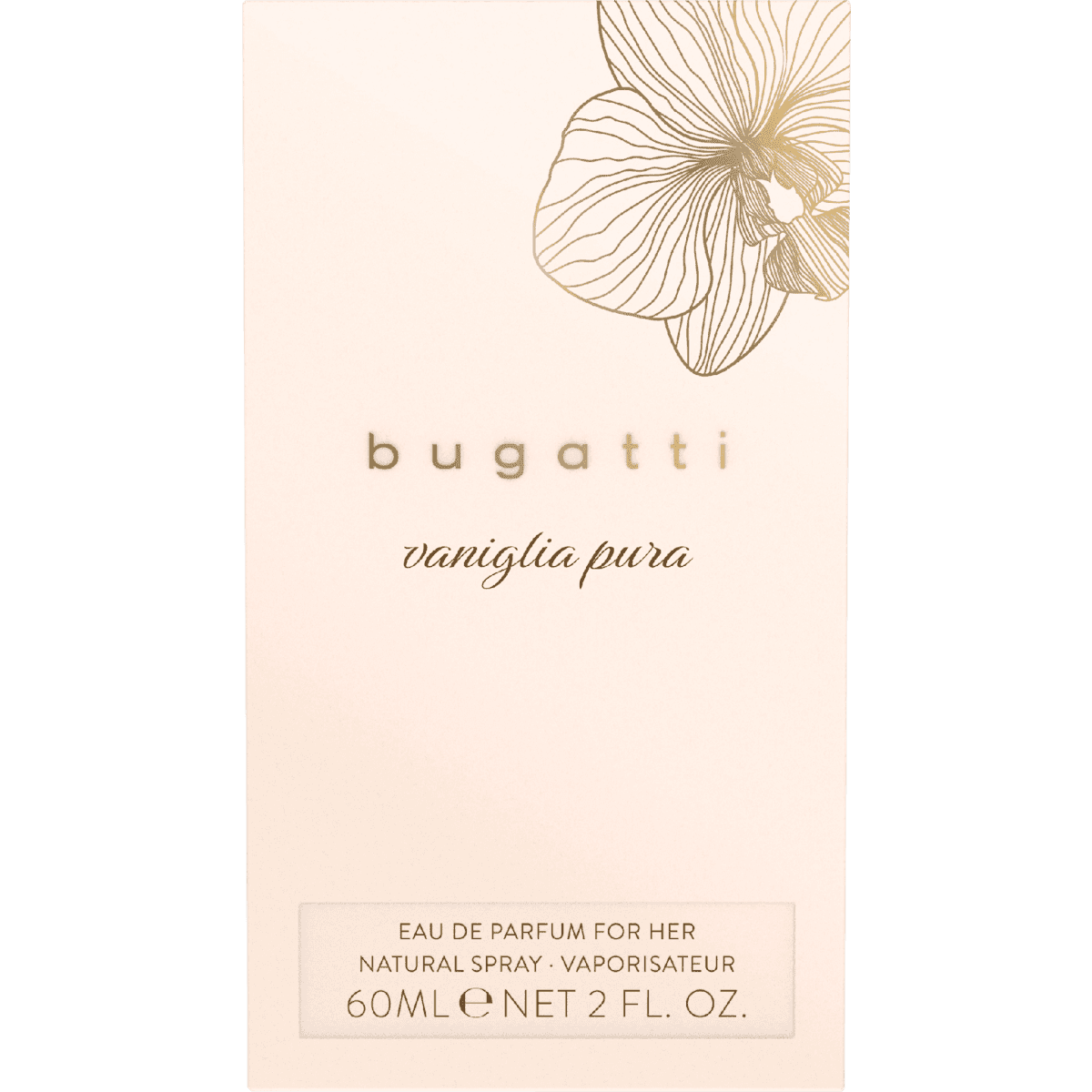 bugatti Vaniglia Pura Water Fragrance, 60 ml (bugatti Vaniglia Pura Eau de Parfum, 60 ml) — authentic German product in Morocco