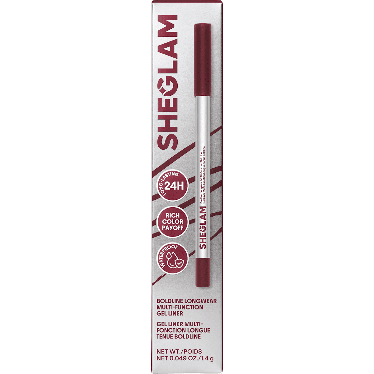 SHEGLAM Eyeliner Boldline Longwear Multi-Function Gel Burgundy, 1,4 g — منتج ألماني أصلي في المغرب