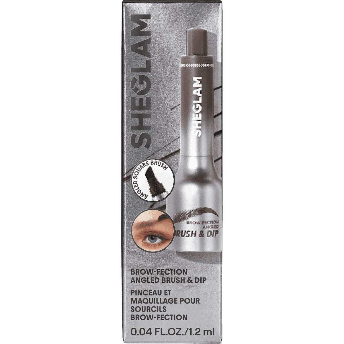 SHEGLAM brow pencil Brow-fection Angled Brush & Dip-10 Truffle, 1,2 ml (SHEGLAM Augenbrauenstift Brow-fection Angled Brush & Dip-10 Truffle, 1,2 ml) — authentic German product in Morocco