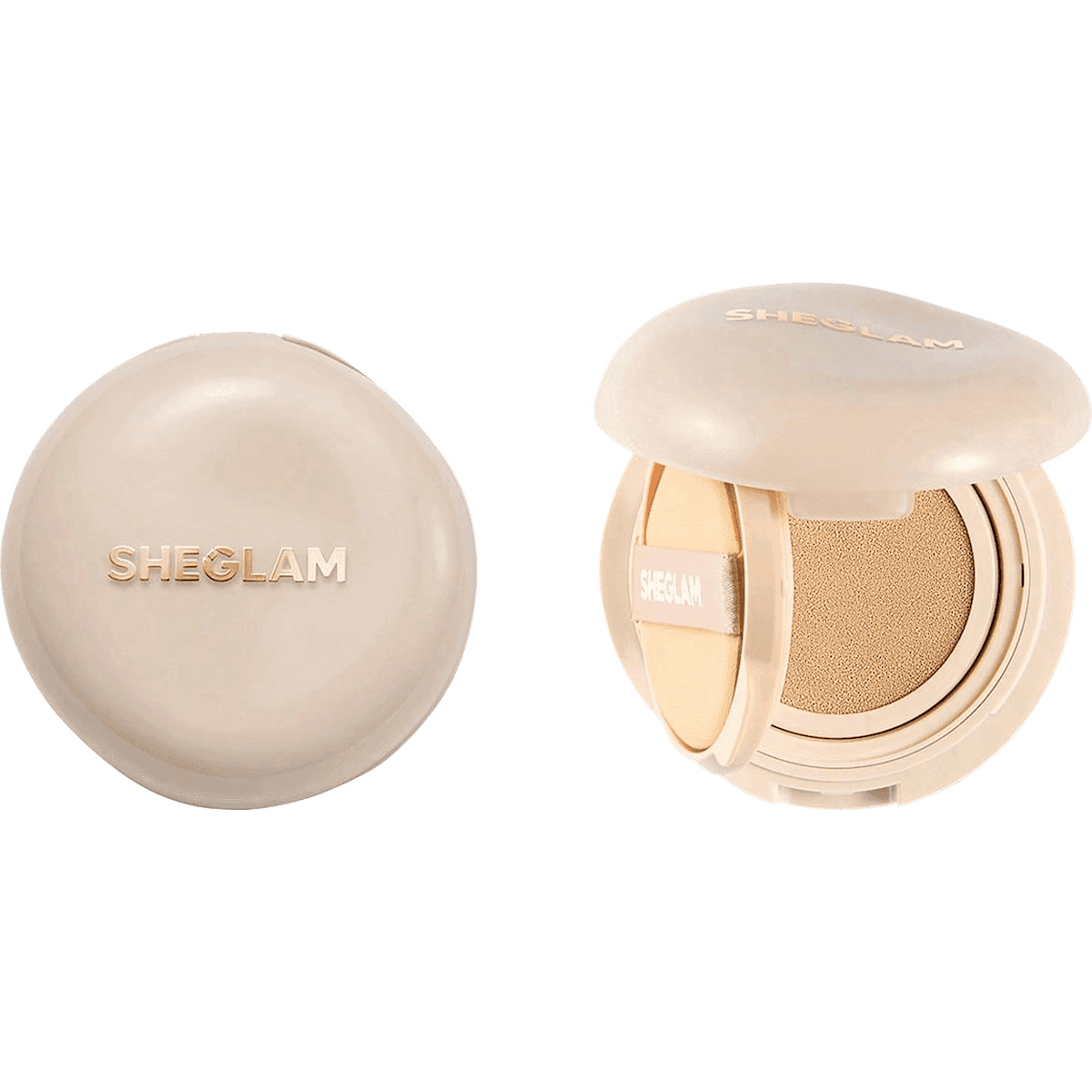 SHEGLAM Foundation Lock & Go Long-Lasting Cushion Shell, 12 g — produit allemand authentique au Maroc