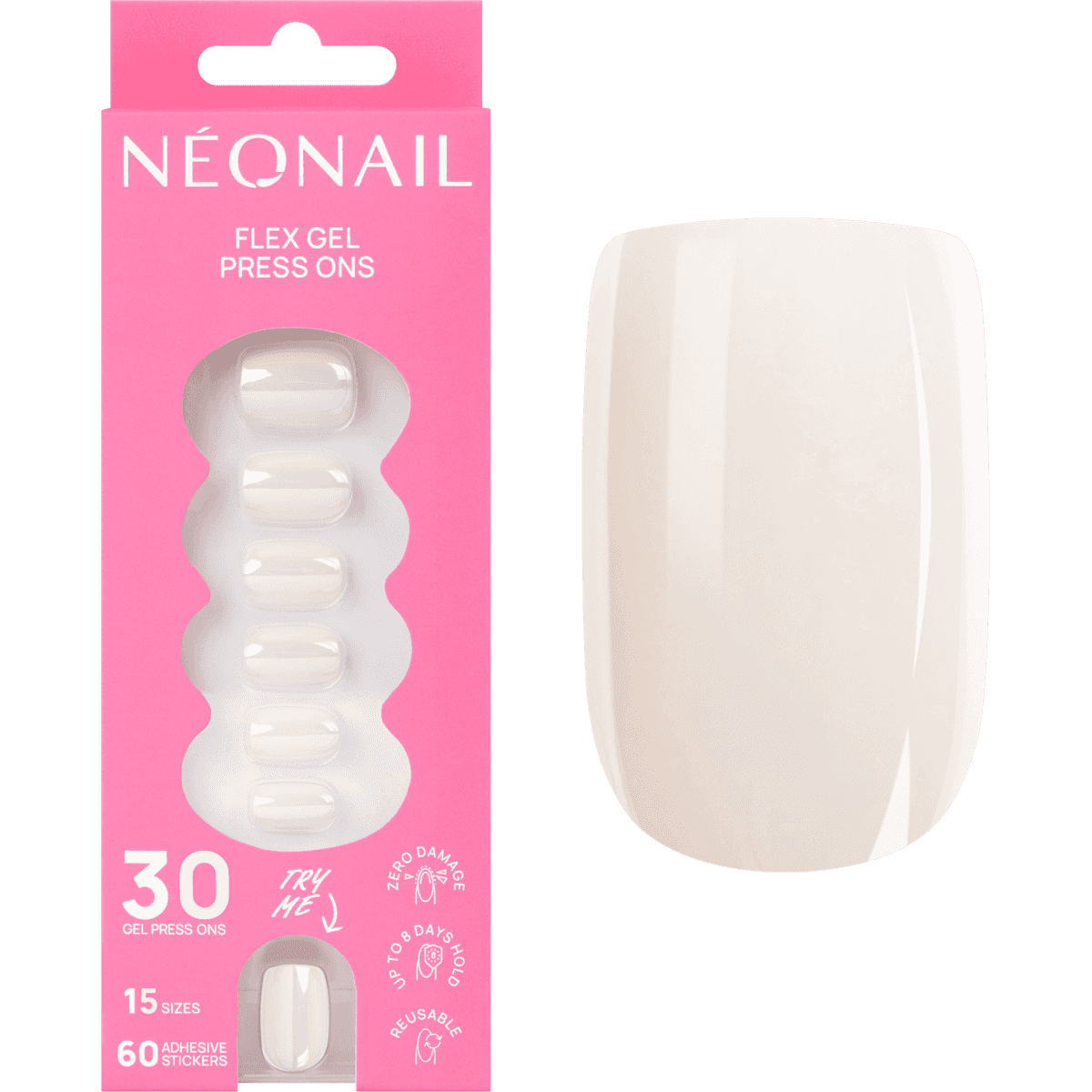 NÉONAIL Press Ons Glazed Toffee Short Square, 30 pièces (NÉONAIL Press Ons Glazed Toffee Short Square, 30 St) — produit allemand authentique au Maroc