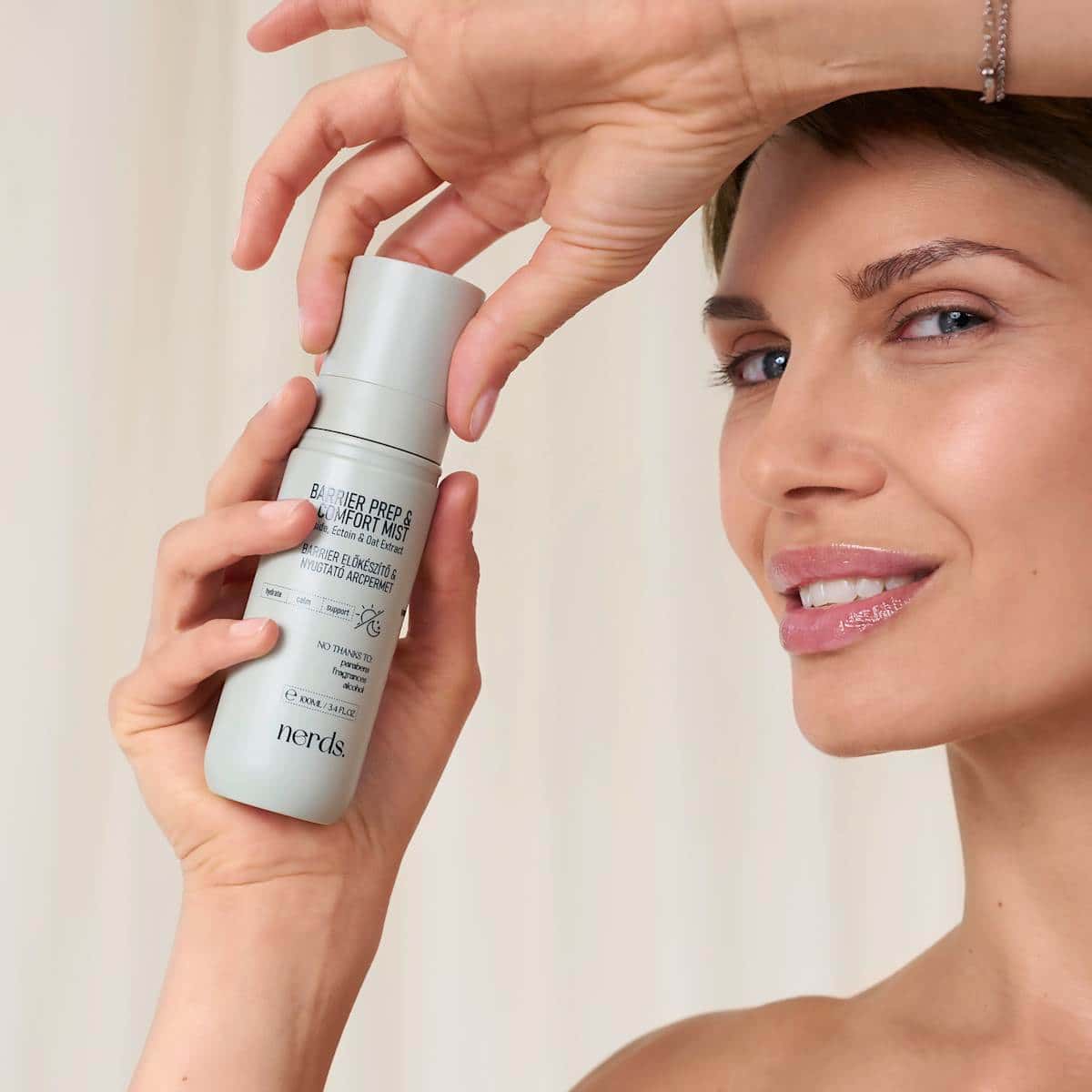 nerds. Brume visage Barrier Prep & Comfort, 100 ml (nerds. Gesichtsspray Barrier Prep & Comfort, 100 ml) — منتج ألماني أصلي في المغرب
