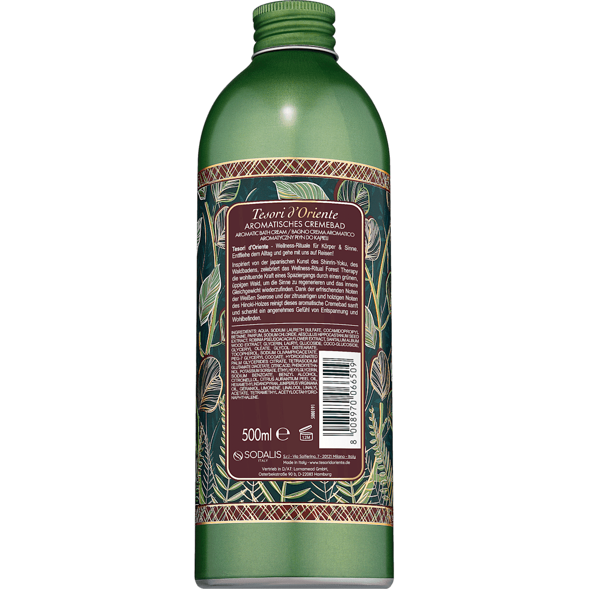 Tesori d'Oriente Bain crème Forest Therapy, 500 ml (Tesori d'Oriente Cremebad Forest Therapy, 500 ml) — منتج ألماني أصلي في المغرب