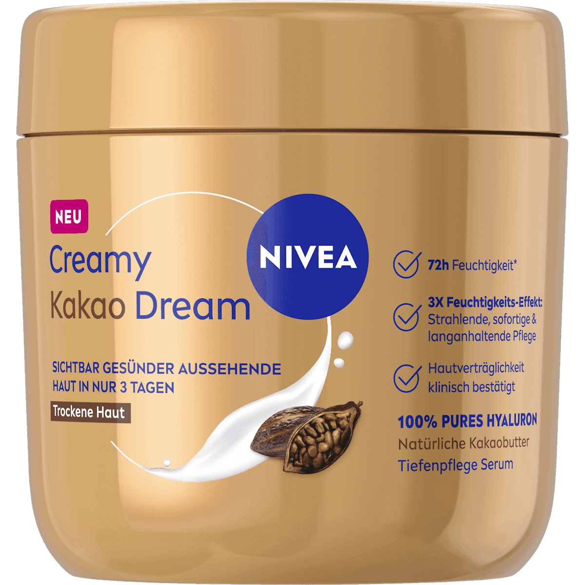 NIVEA body lotion Body cream cacao Dream, 400 ml (NIVEA Körpermilch Body Creme Kakao Dream, 400 ml) — authentic German product in Morocco