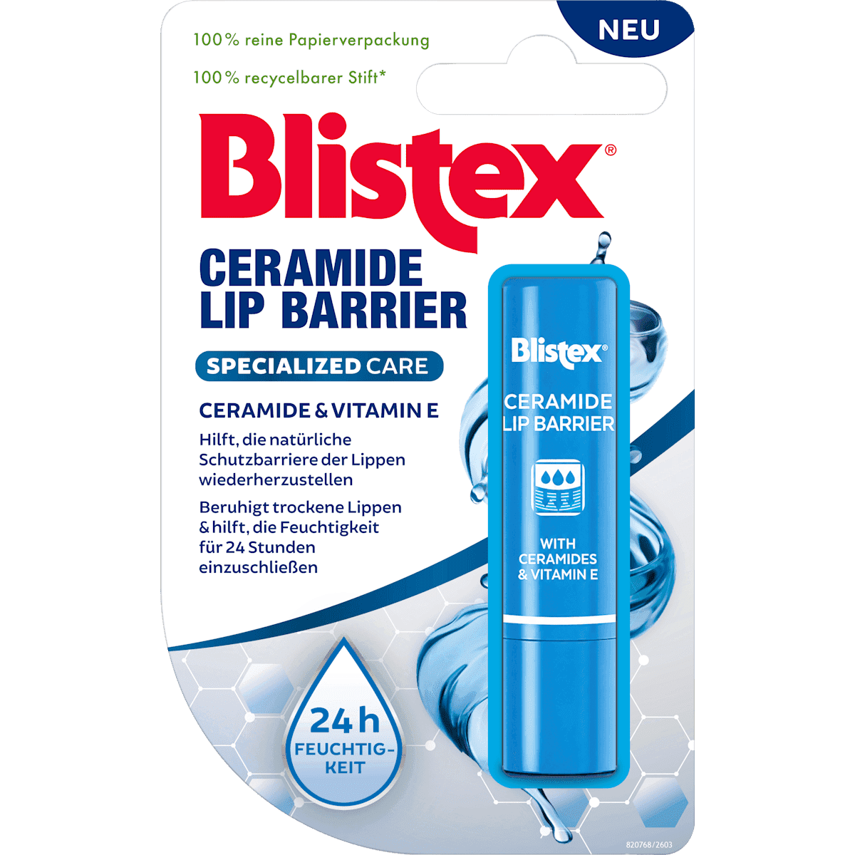 Blistex Soin des lèvres Ceramide Lip Barrier, 3,7 g — منتج ألماني أصلي في المغرب