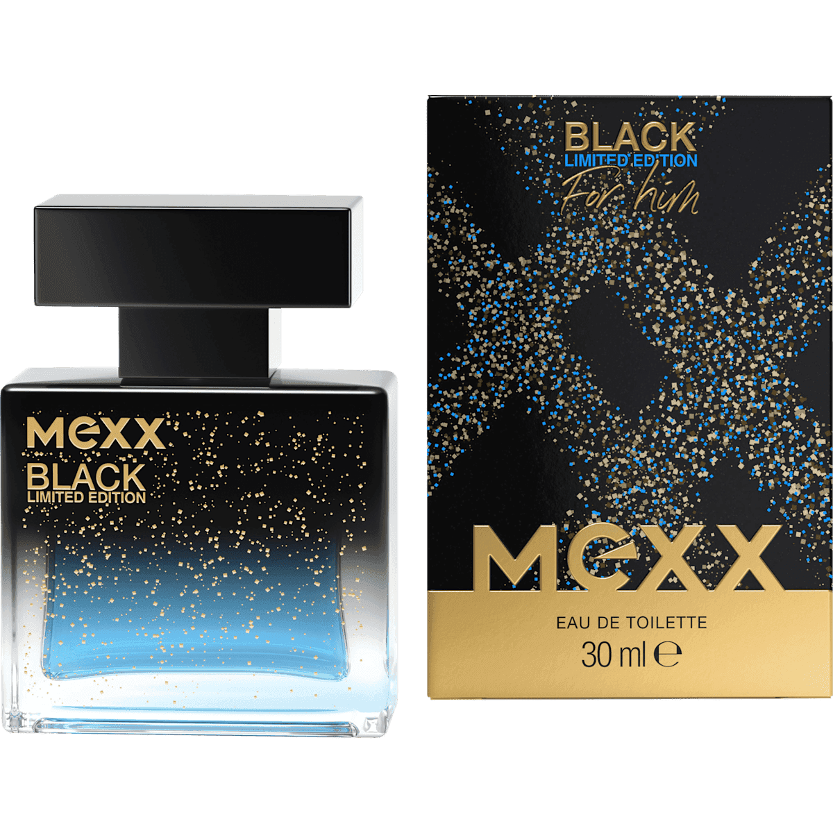 Mexx Black Man Eau de Toilette, 30 ml — produit allemand authentique au Maroc