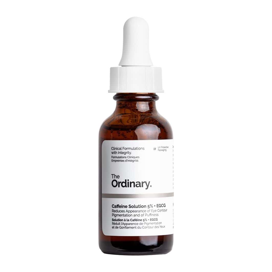 The Ordinary Caffeine Solution 5% + EGCG, 30 ml — produit allemand authentique au Maroc
