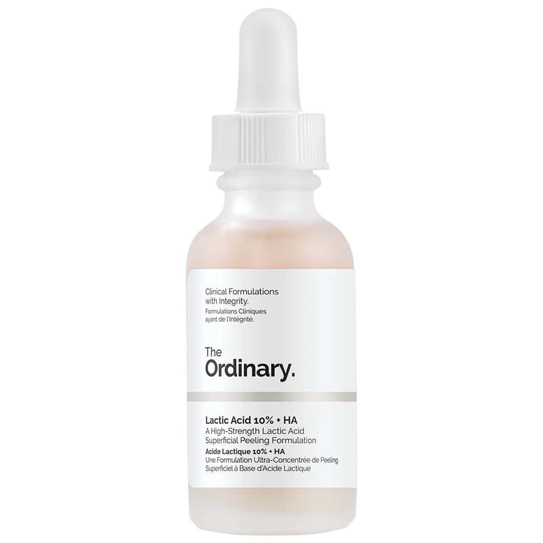 The Ordinary Lactic Acid 10% + HA, 30 ml — produit allemand authentique au Maroc