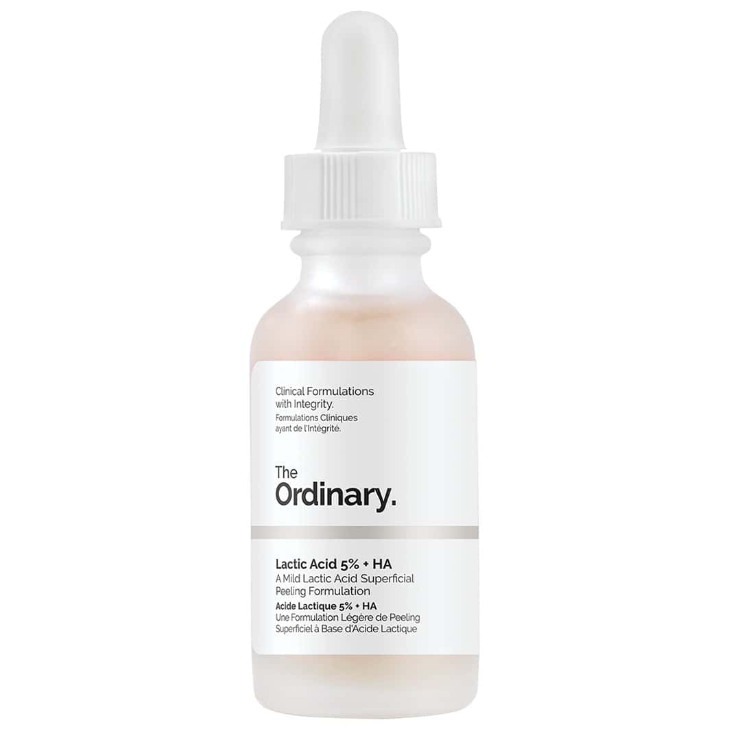 The Ordinary Lactic Acid 5% + HA 2%, 30 ml — produit allemand authentique au Maroc