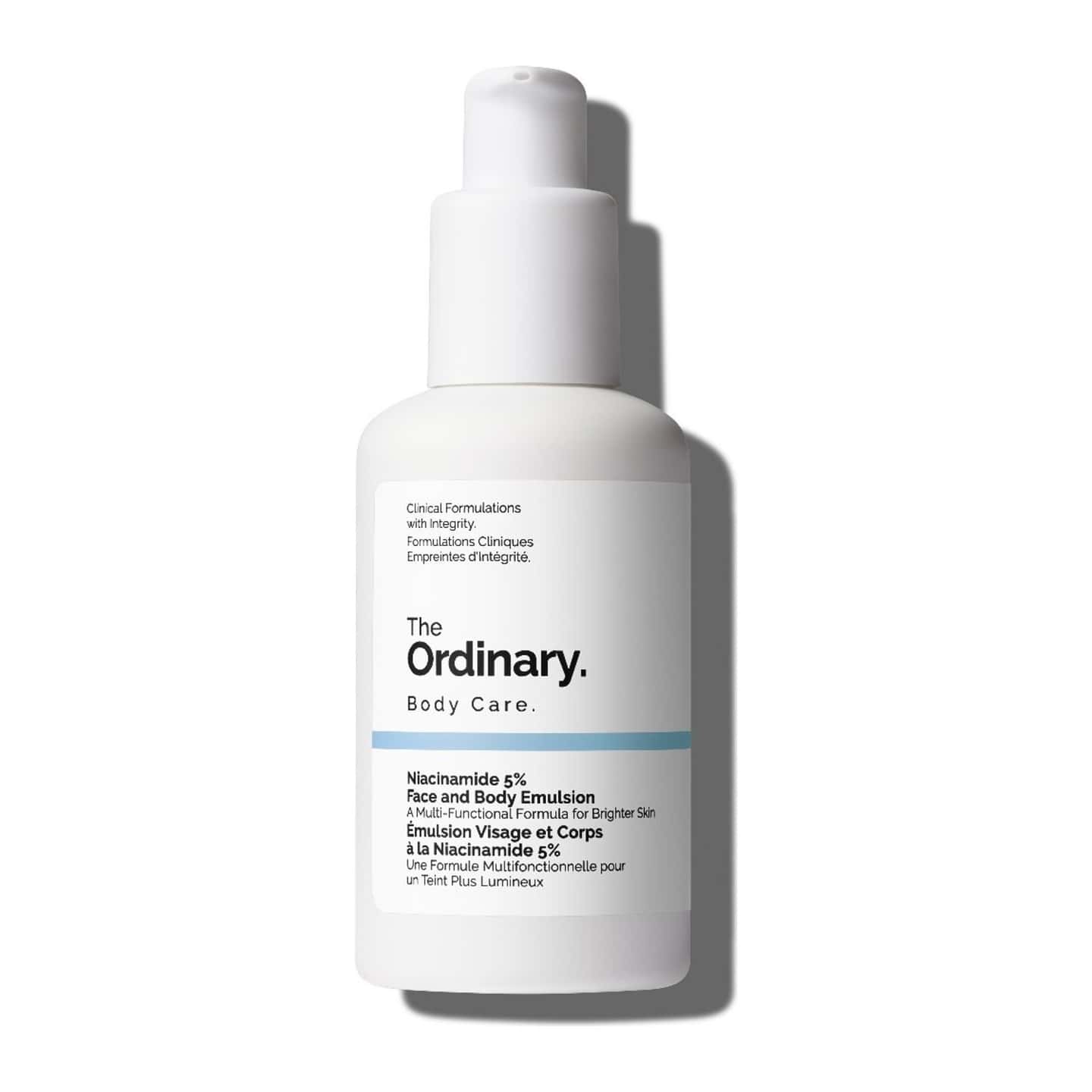 The Ordinary Niacinamide 5% Face and Body Emulsion, 100 ml — produit allemand authentique au Maroc