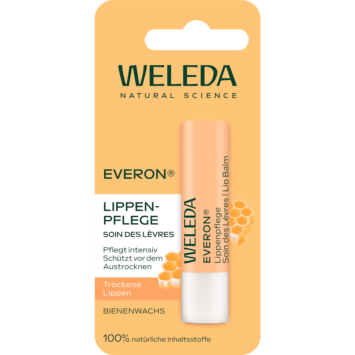 Weleda lip care Everon, 4,8 g — authentic German product in Morocco