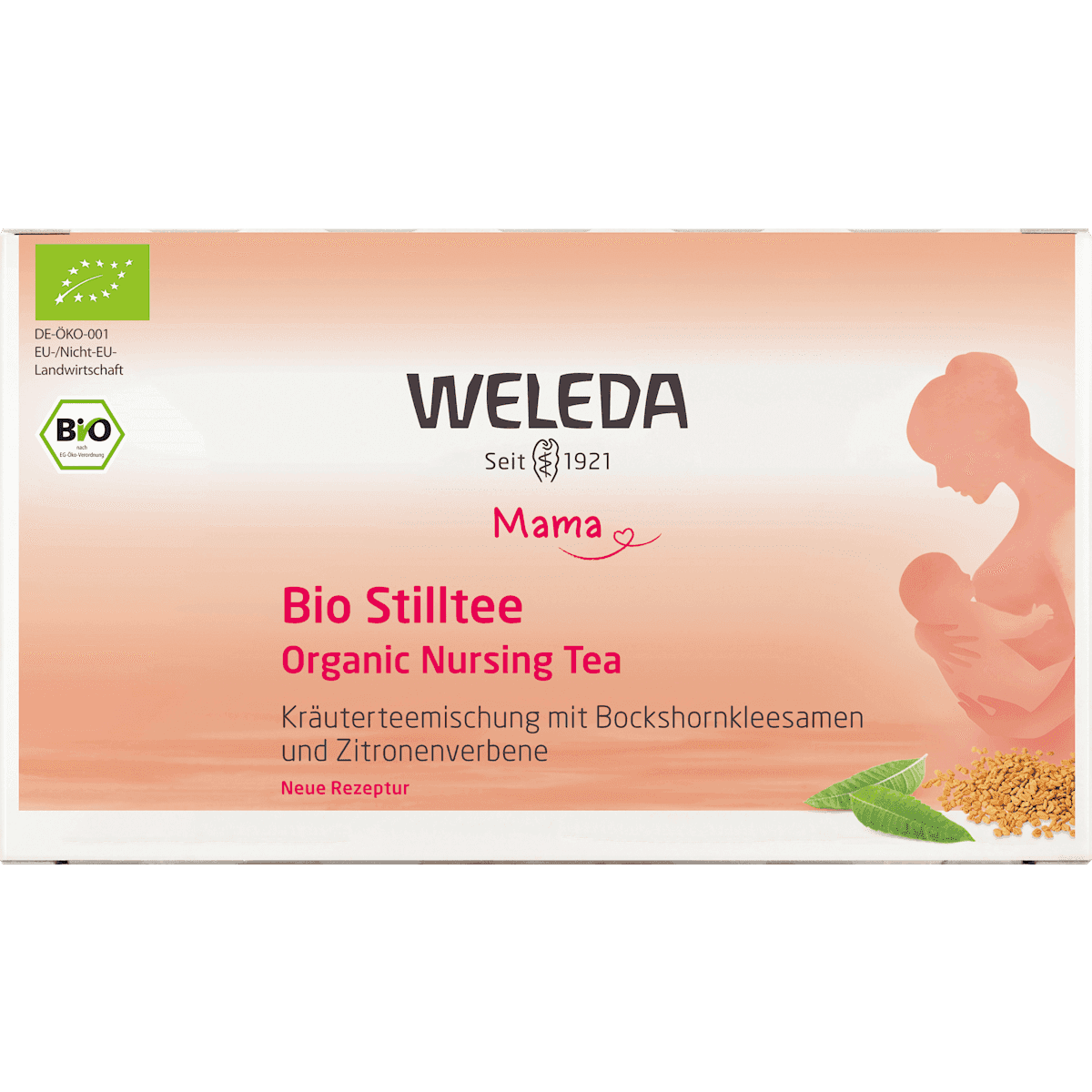 Weleda Herbal tea d’nursing fenugrec & verveine citronnée (20 sachets), 40 g — authentic German product in Morocco