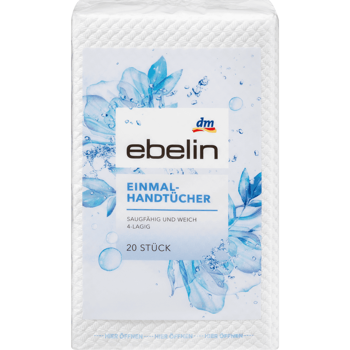 ebelin Serviettes jetables 20 pièces — produit allemand authentique au Maroc