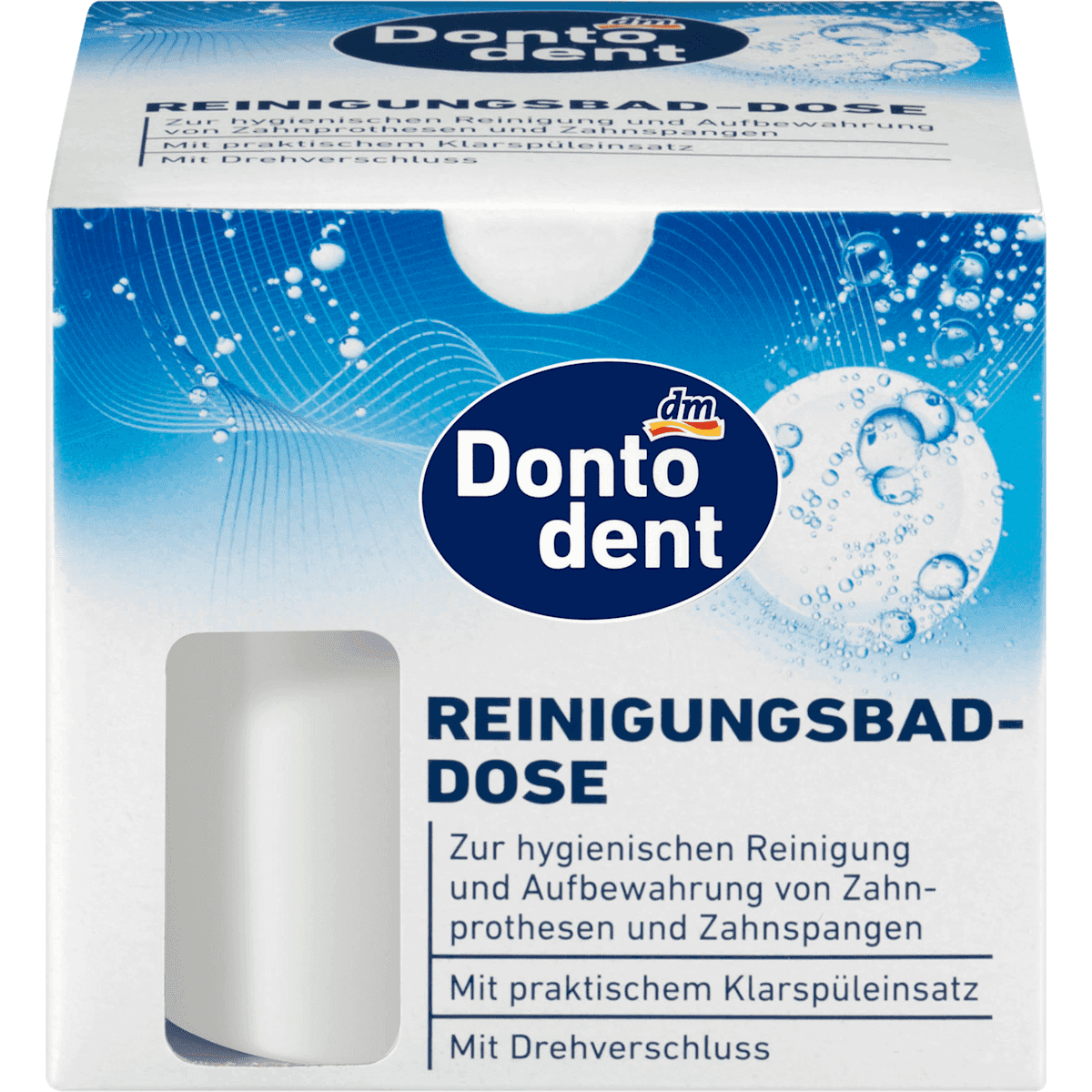 Dontodent Boîte de nettoyage pour prothèses, 1 pièce — منتج ألماني أصلي في المغرب