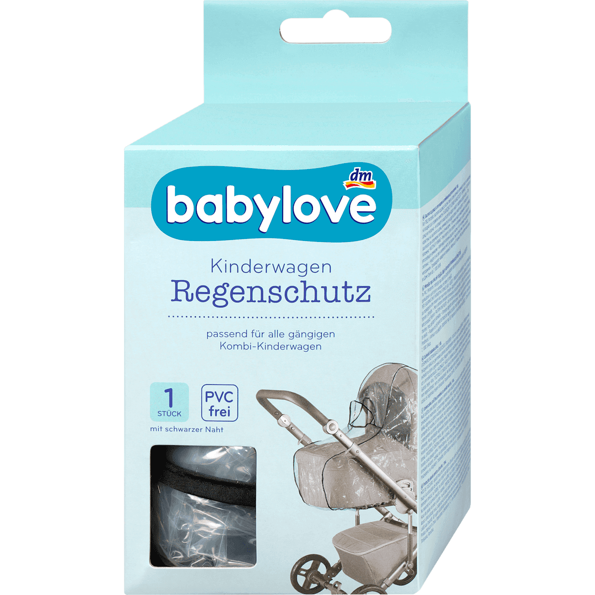 babylove protection pluie pour poussette 1 pièce — produit allemand authentique au Maroc