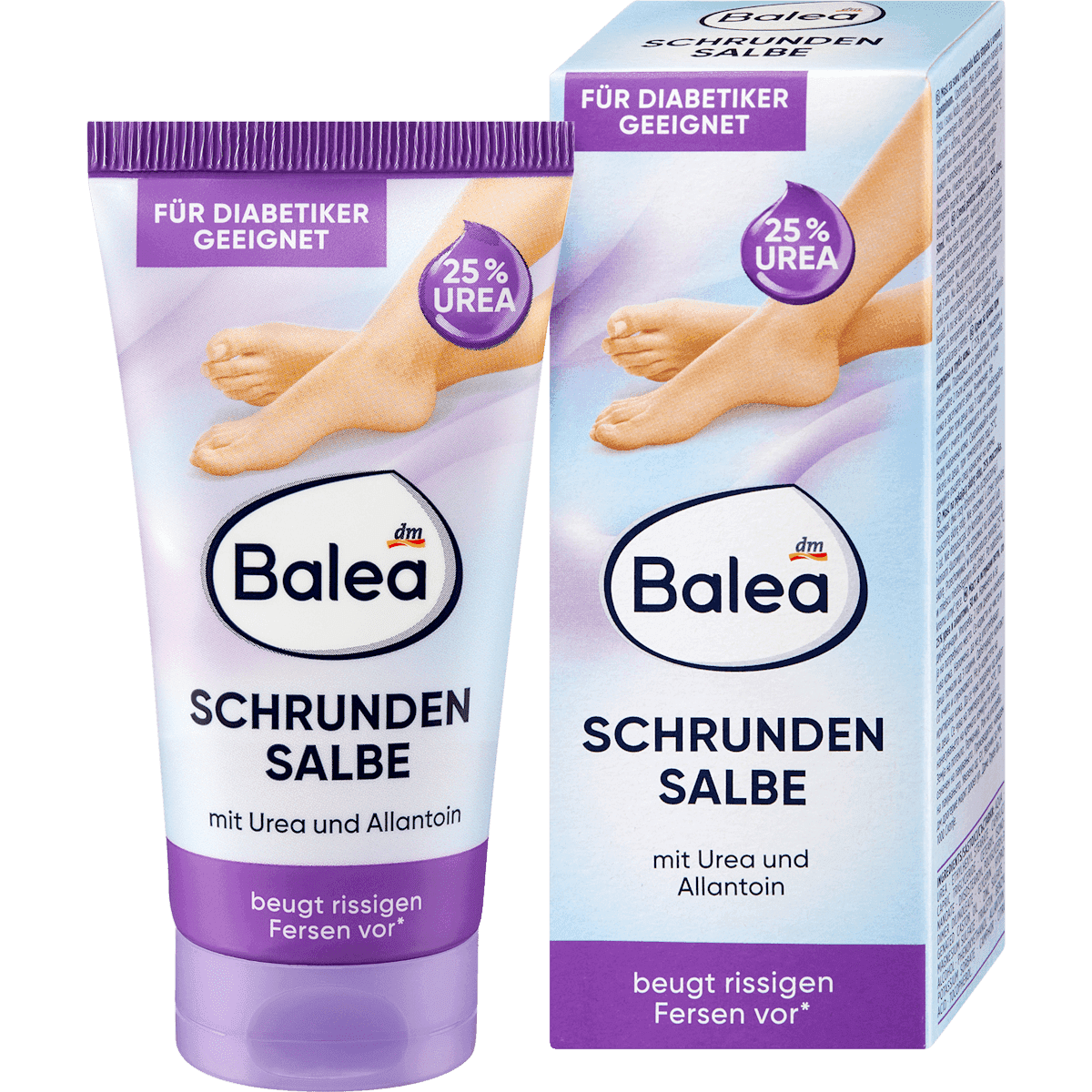 Balea crème pieds soin crevasses urée 50 ml — produit allemand authentique au Maroc