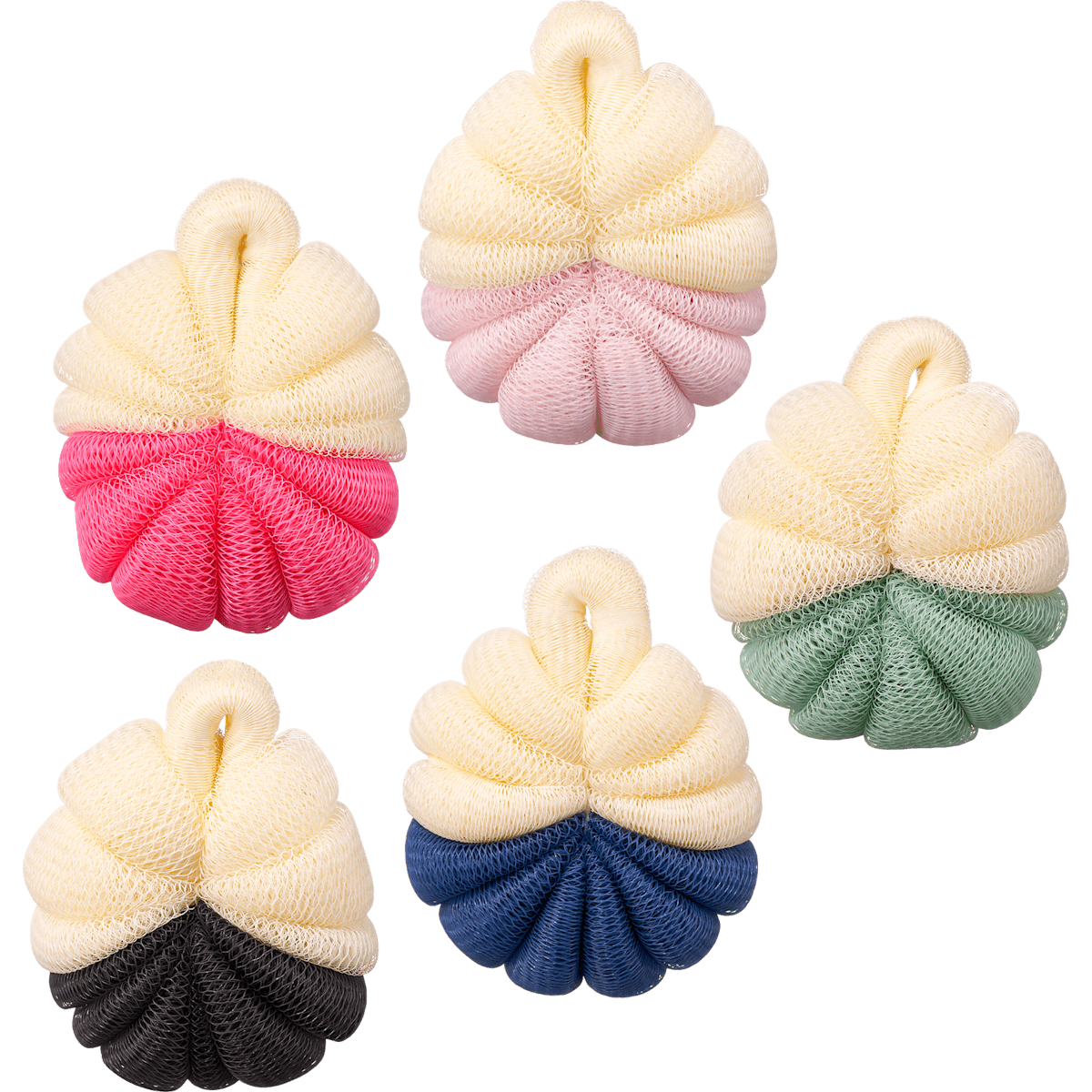 ebelin Éponge de massage exfoliante avec boucle, 1 pièce — produit allemand authentique au Maroc