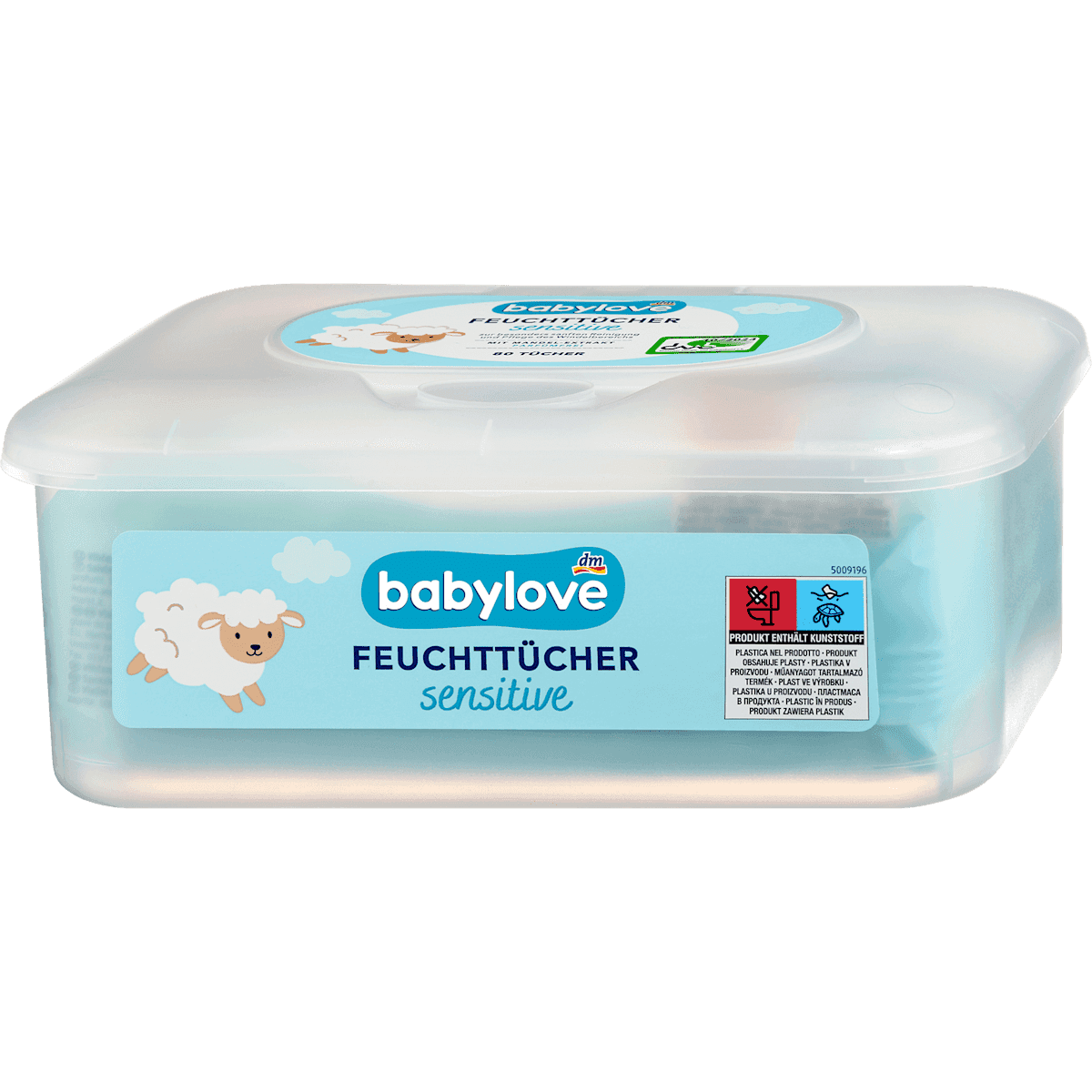 babylove Lingettes sensitive boîte 80 pcs — produit allemand authentique au Maroc