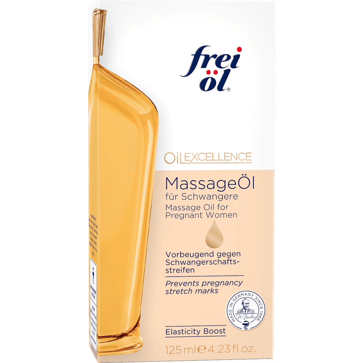 Frei Öl Frei huile Huile de soin Massage pour femmes enceintes Classic, 125 ml — produit allemand authentique au Maroc