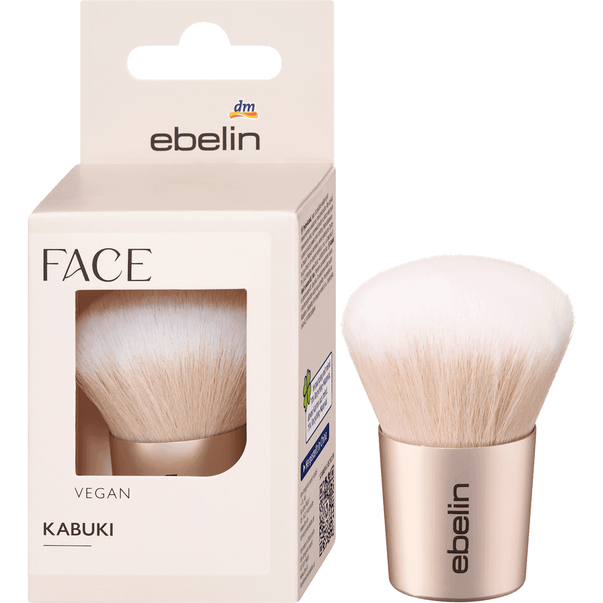 ebelin Pinceau Kabuki pastel, 1 pièce — produit allemand authentique au Maroc