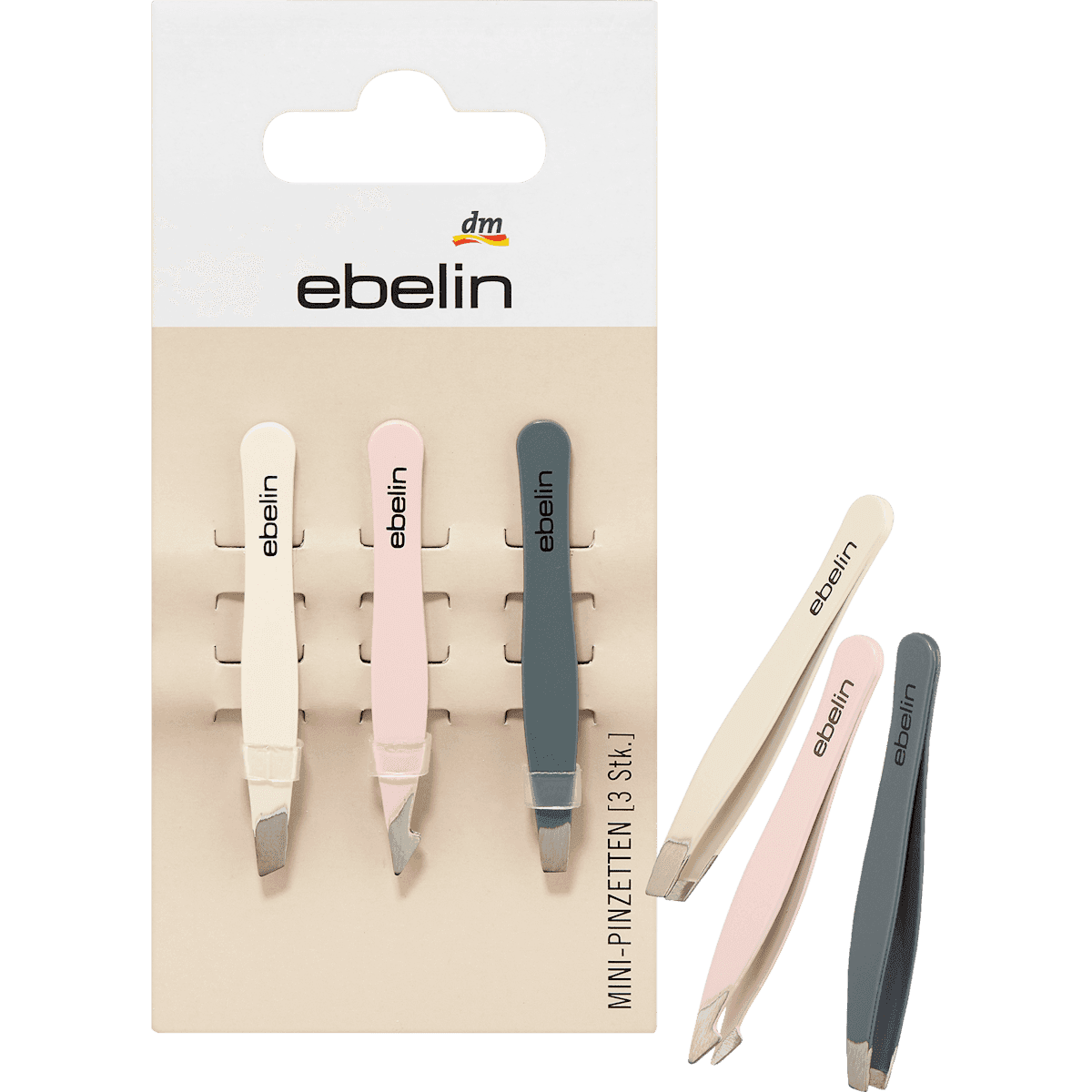 ebelin Set de mini-pinces à épiler — produit allemand authentique au Maroc