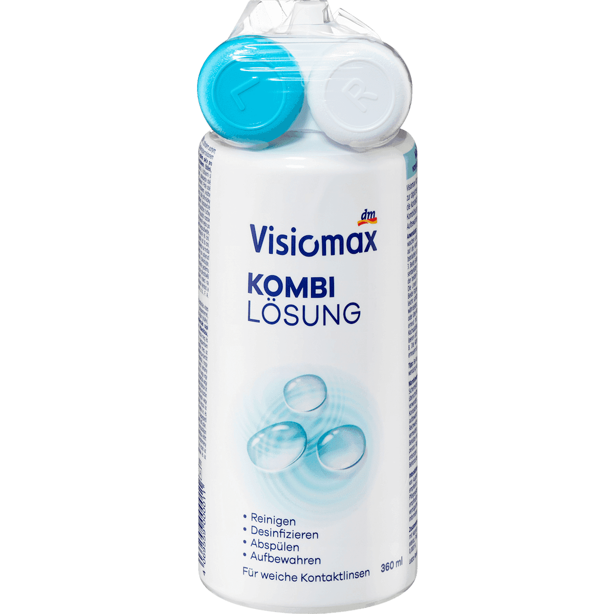 Visiomax solution lentilles tout-en-un avec étui 360 ml — produit allemand authentique au Maroc
