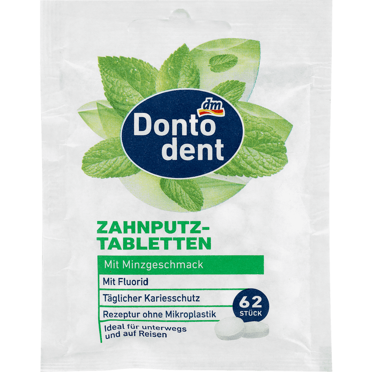 Dontodent brosser Tablets teeth 20 g — authentic German product in Morocco