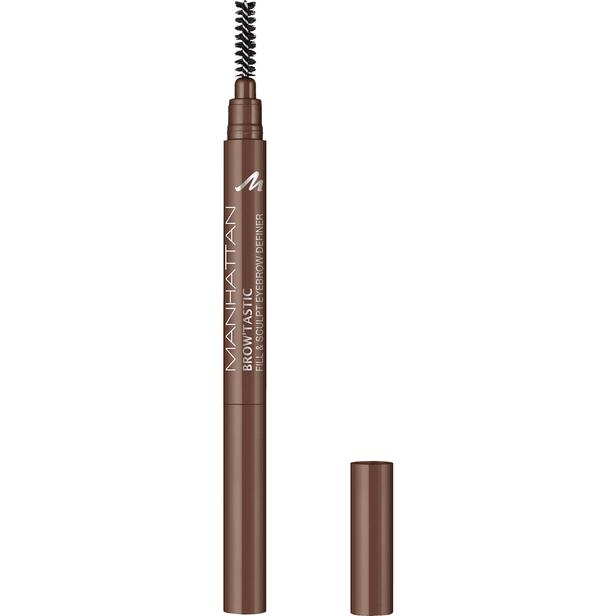 MANHATTAN Cosmetics Crayon à sourcils Brow'Tastic Fill&Sculpt 002 Medium Brown, 0,25 g — produit allemand authentique au Maroc