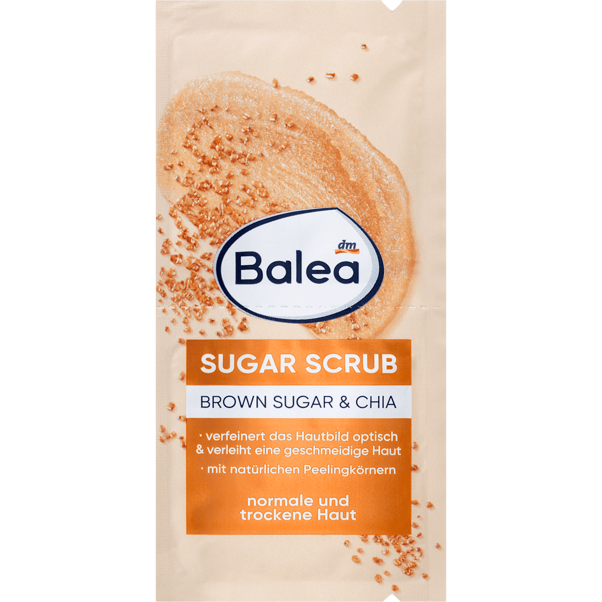 Balea gommage Brown Sugar Scrub 2x8 ml 16 ml — produit allemand authentique au Maroc