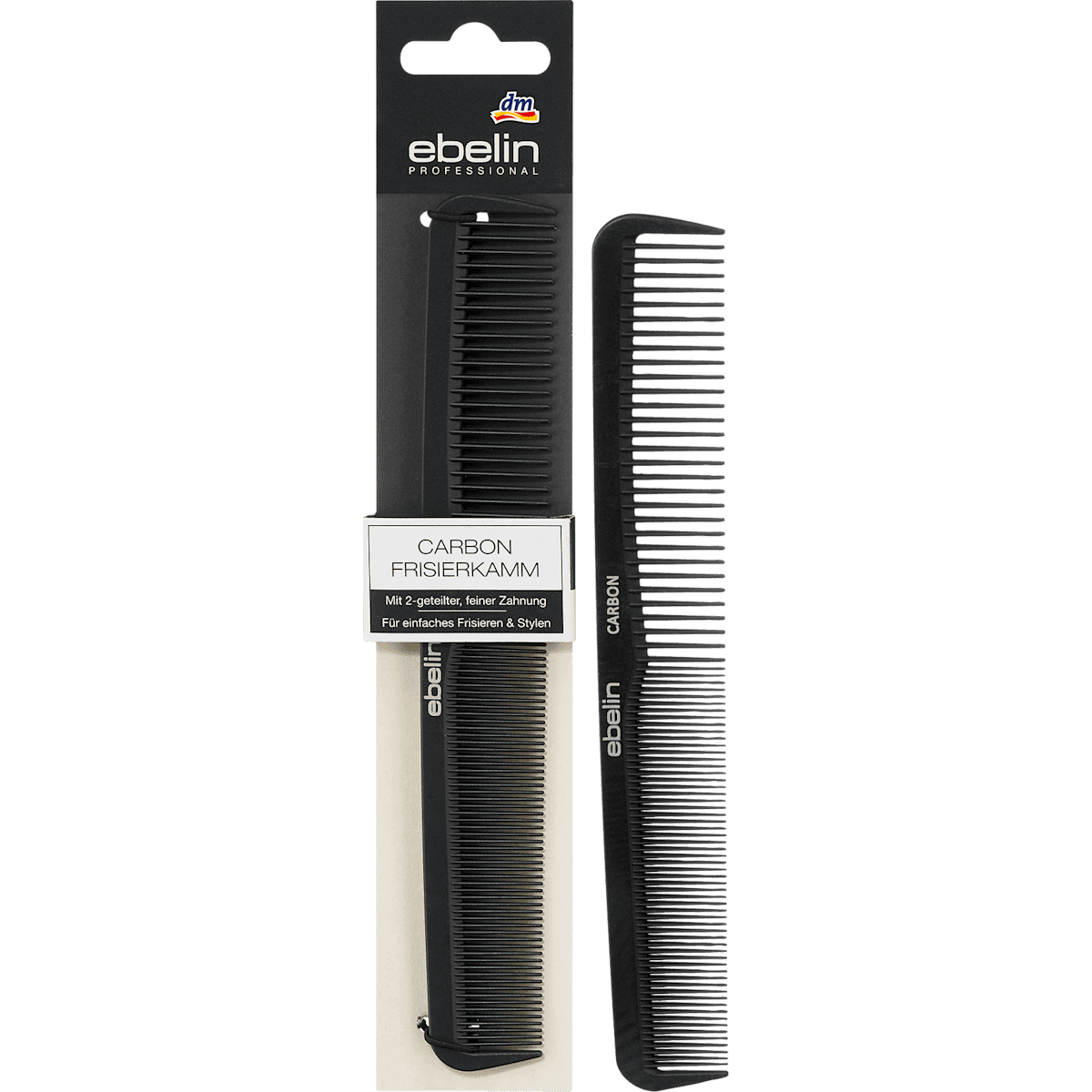 ebelin PROFESSIONAL peigne coiffant Carbon 1 pièce — produit allemand authentique au Maroc