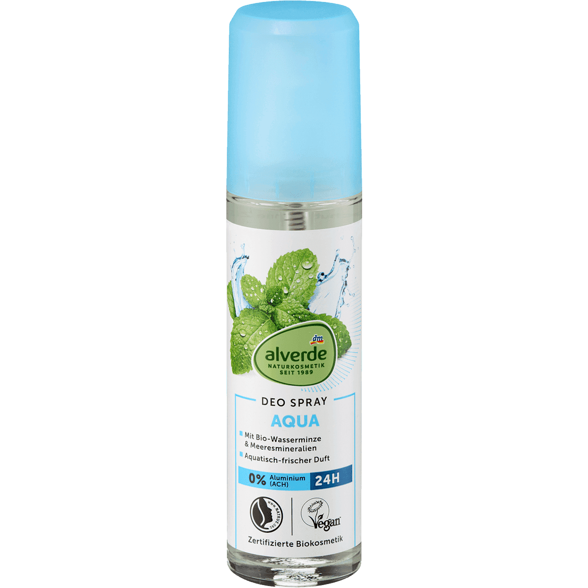 alverde NATURKOSMETIK Déodorant vaporisateur Aqua, 75 ml — منتج ألماني أصلي في المغرب