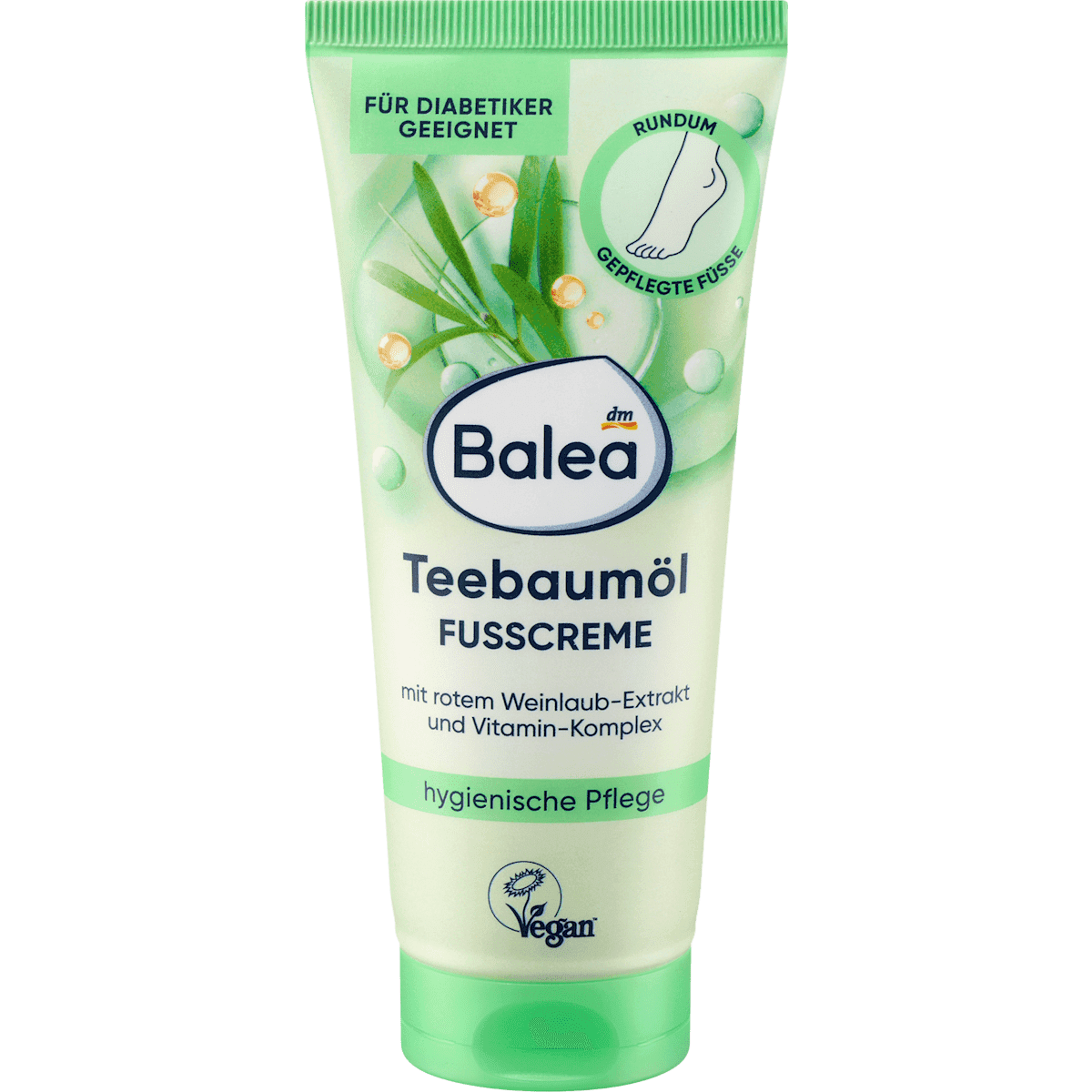 Balea crème pieds huile d'arbre à thé, 100 ml — produit allemand authentique au Maroc