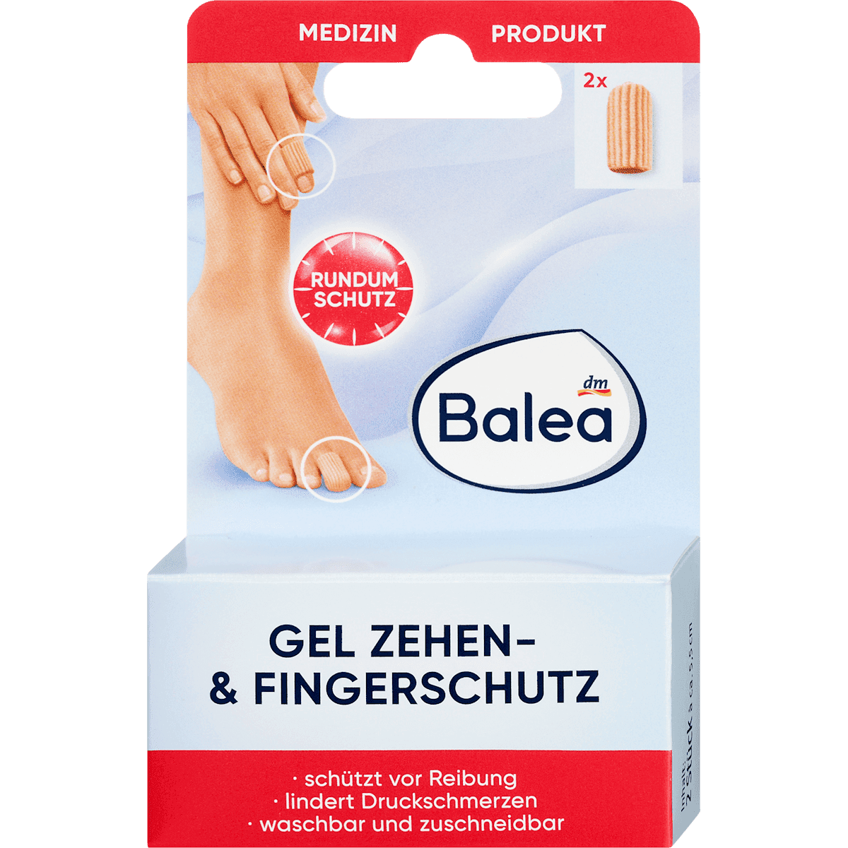 Balea Gel Protection Orteils & Doigts 2 pièces — produit allemand authentique au Maroc