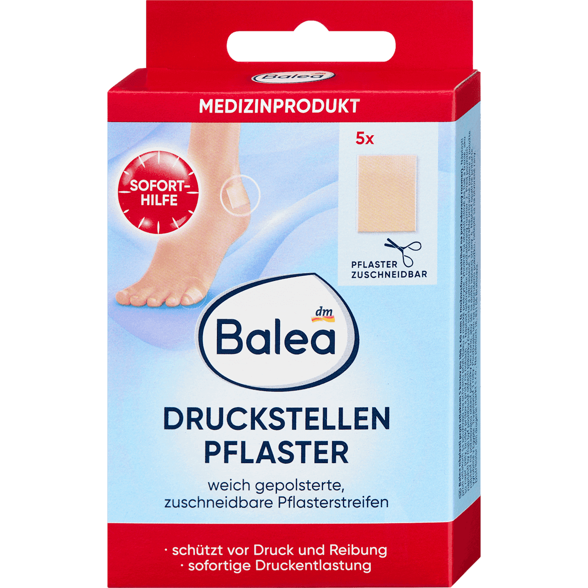 Balea pansements ampoules 5 pc — produit allemand authentique au Maroc