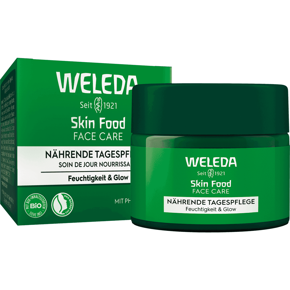 Weleda Crème visage Skin Food Hydratation & Éclat, 40 ml — produit allemand authentique au Maroc