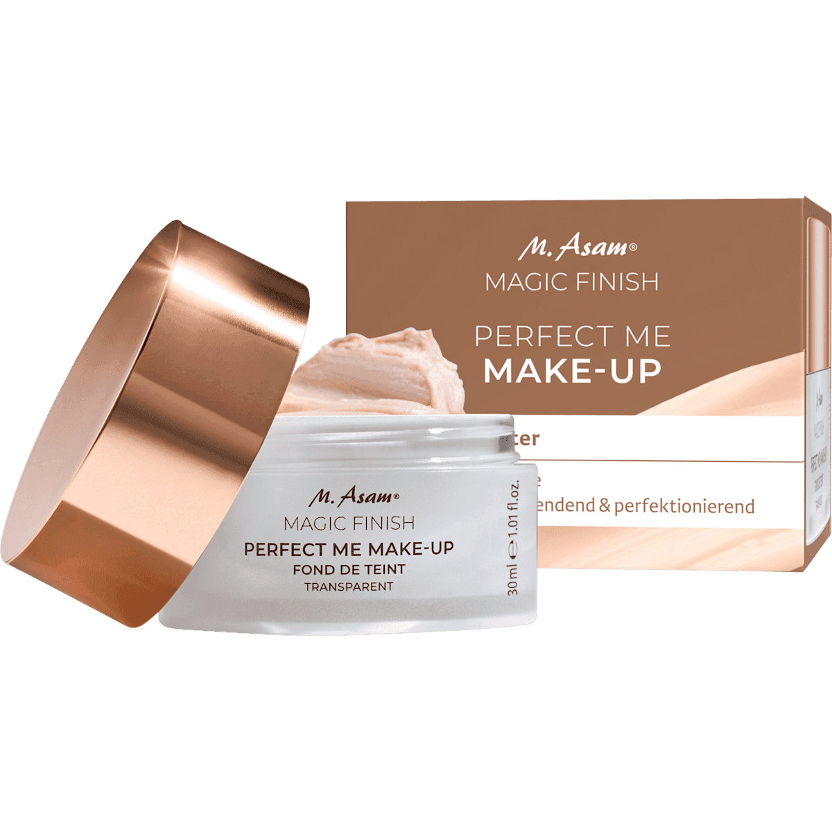 M. Asam Foundation Perfect Me Make-Up Transparent, 30 ml — منتج ألماني أصلي في المغرب