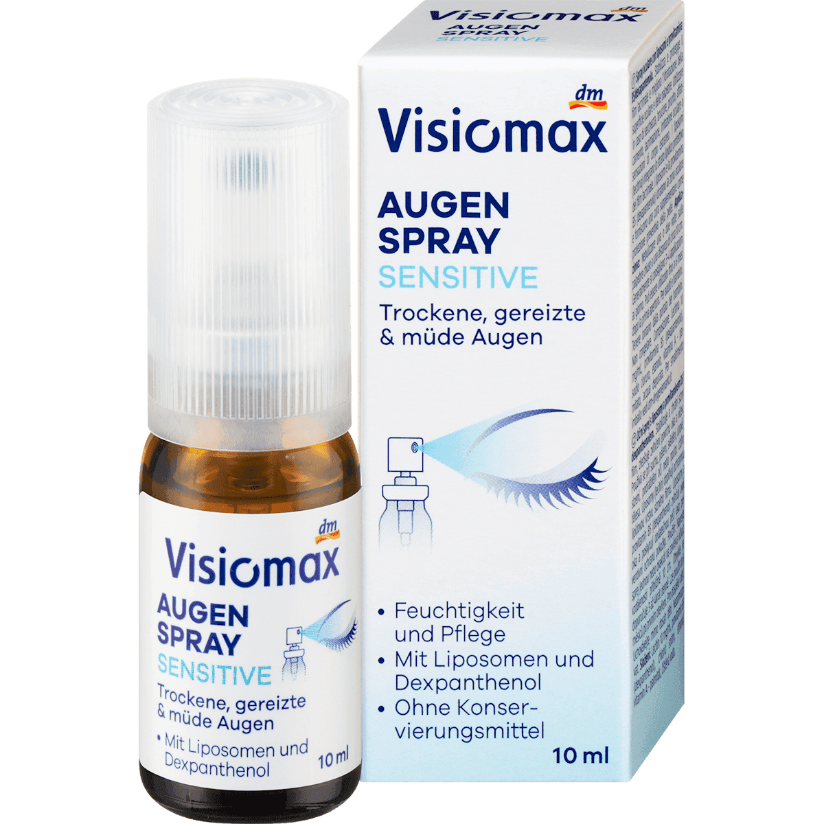 Visiomax Spray oculaire Sensitif, 10 ml — produit allemand authentique au Maroc
