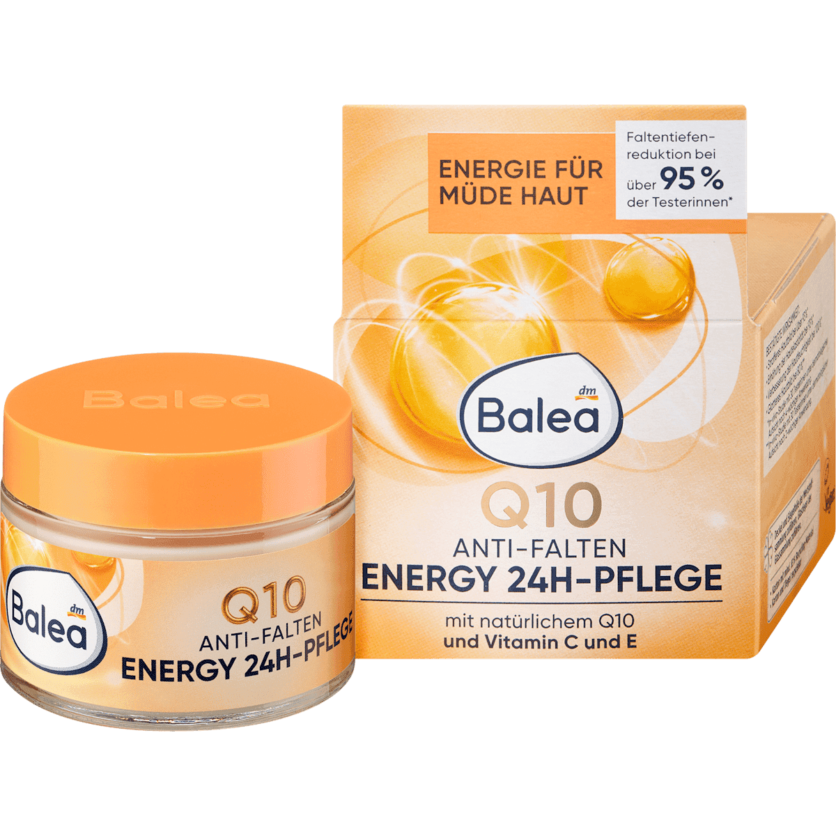 Balea crème visage Q10 anti-rides Energy soin 24H, 50 ml — منتج ألماني أصلي في المغرب