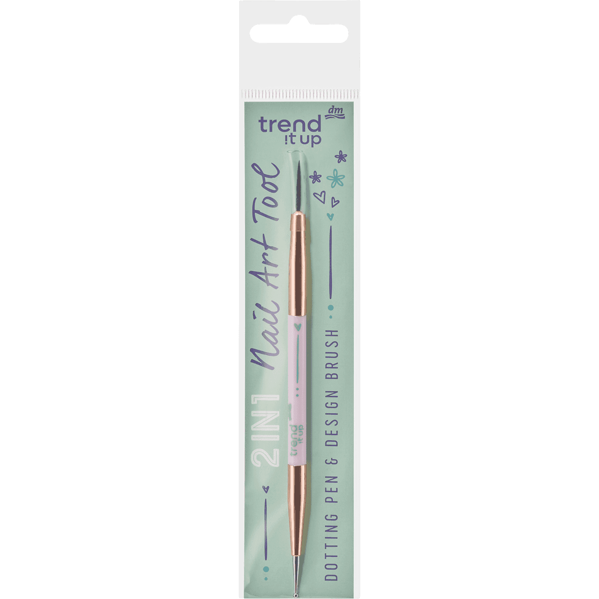 trend !t up Stylo nail art 2en1 1 pc — produit allemand authentique au Maroc