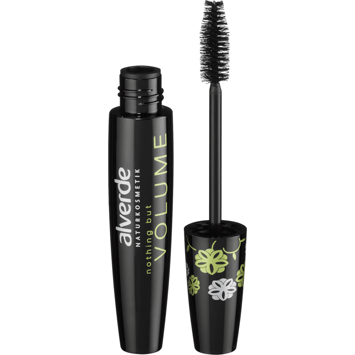 alverde NATURKOSMETIK Mascara Nothing But Volume 020 Brown, 12 ml — authentic German product in Morocco