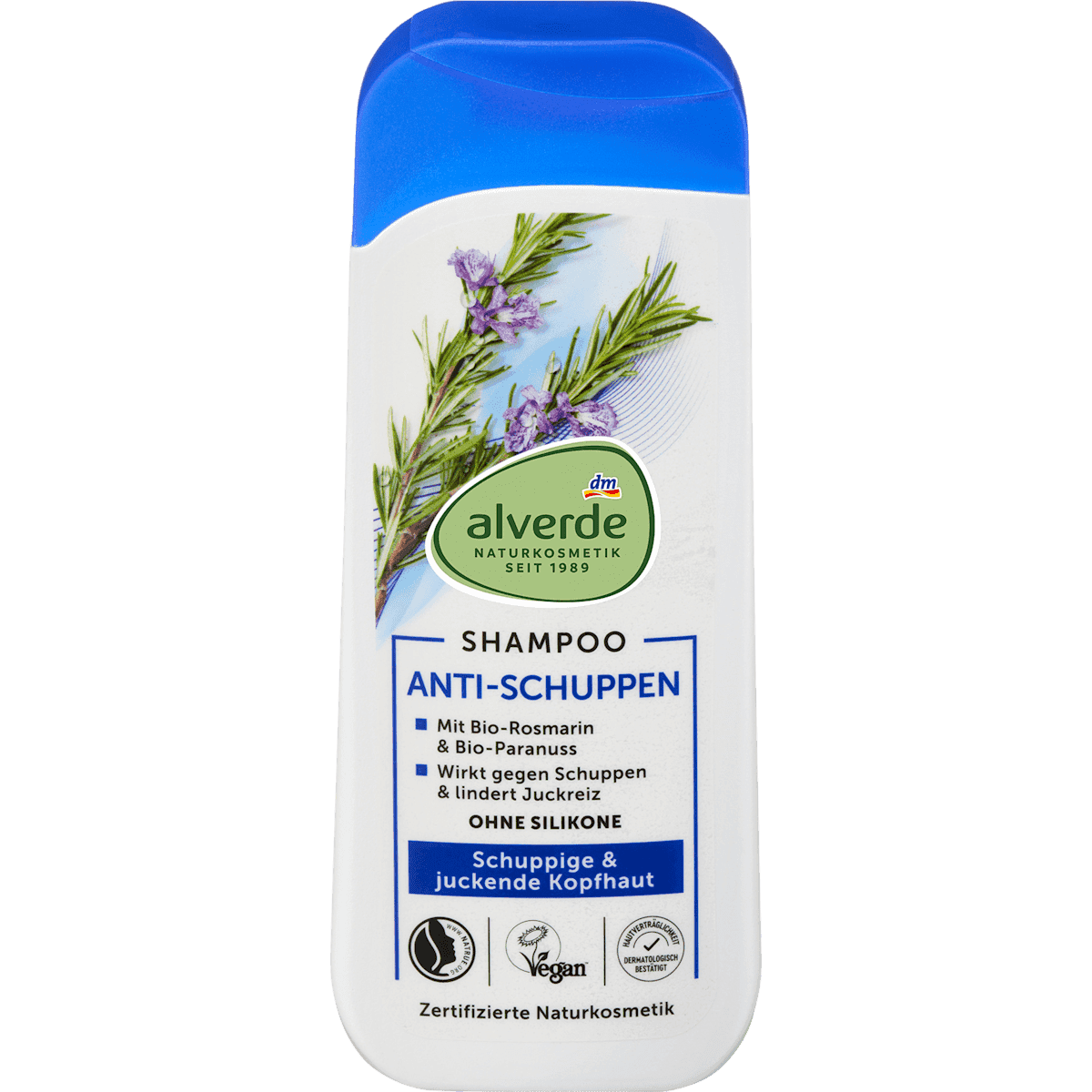 alverde NATURKOSMETIK Shampooing antipelliculaire, 200 ml — منتج ألماني أصلي في المغرب