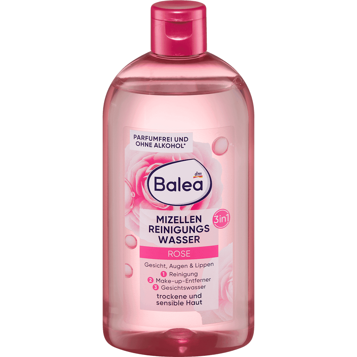 Balea Eau micellaire peau sèche 3en1, 400 ml — produit allemand authentique au Maroc